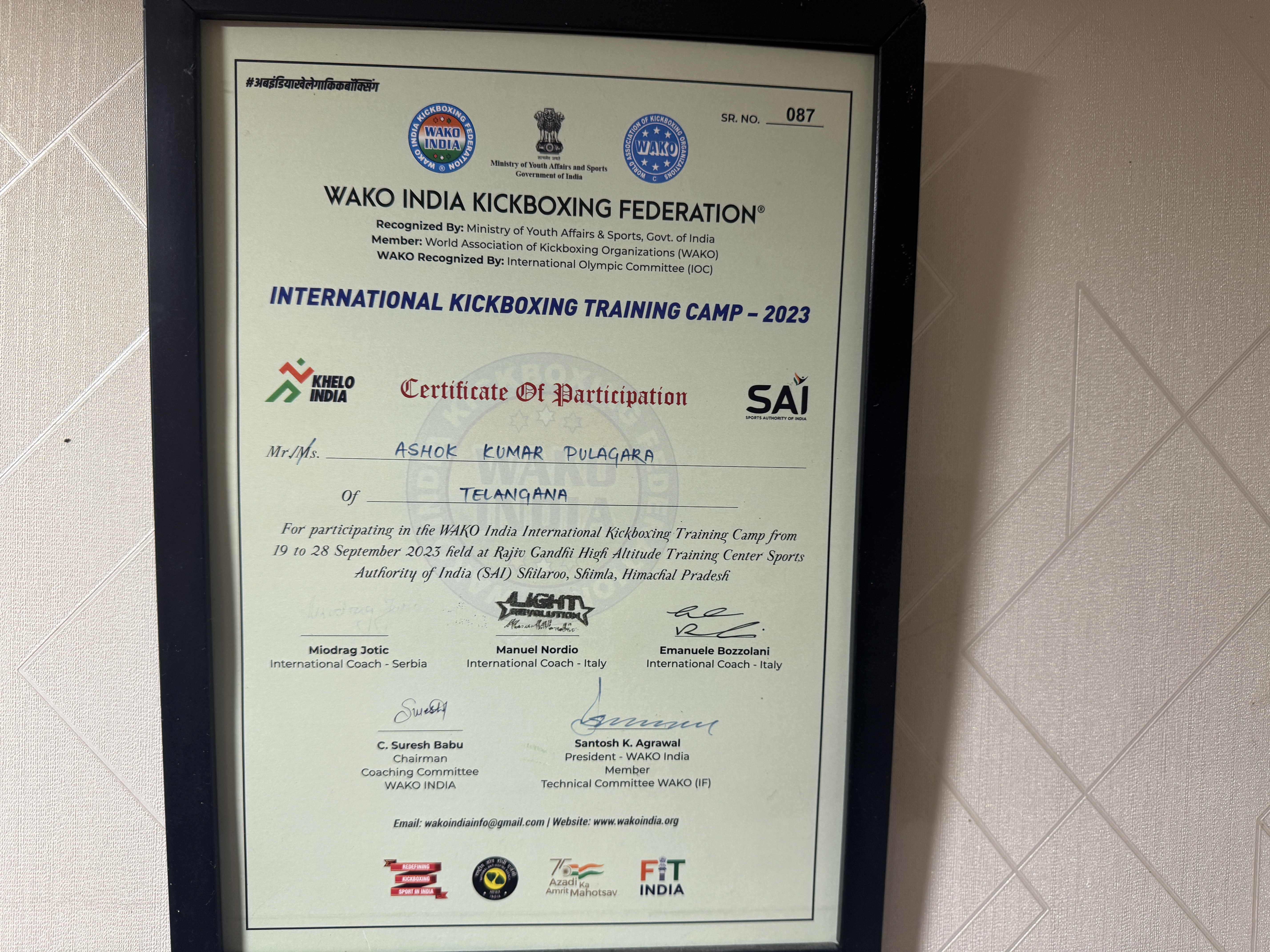 Blackbelt 5th Dan